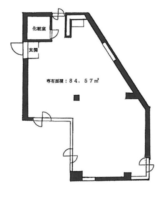 青山カサビアンカ(CASABIANCA)2F 間取り図
