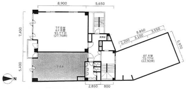 梅本ビルB 間取り図