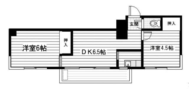 第二扇屋ビル305 間取り図