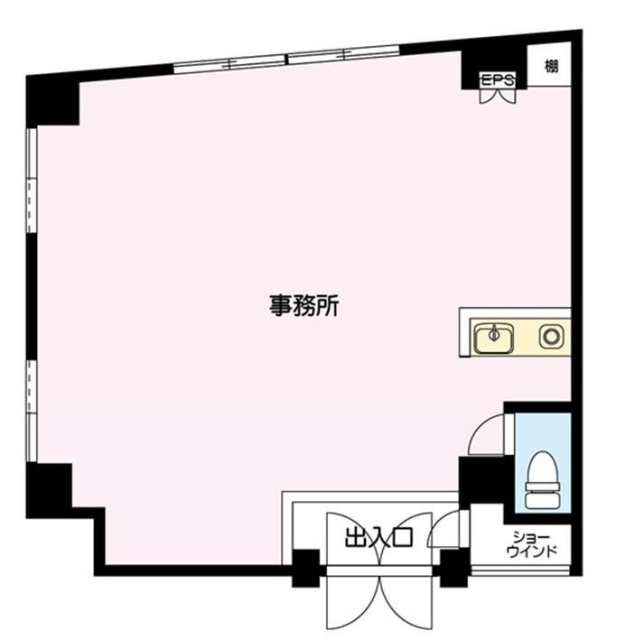 赤坂三葉ビル1F 間取り図