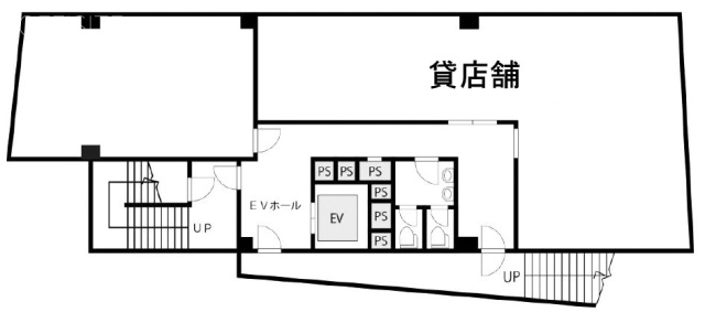 八ツ橋ビルB1F 間取り図