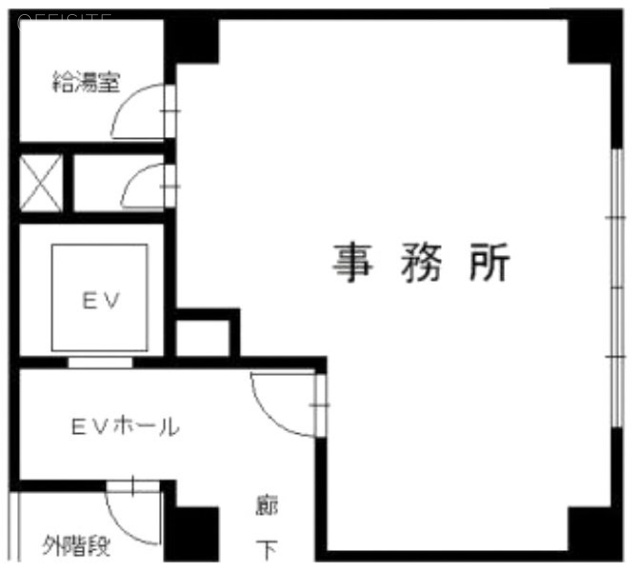 相馬屋ビル2F 間取り図