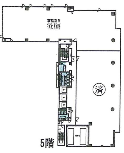 蒲田トーセイビルB 間取り図