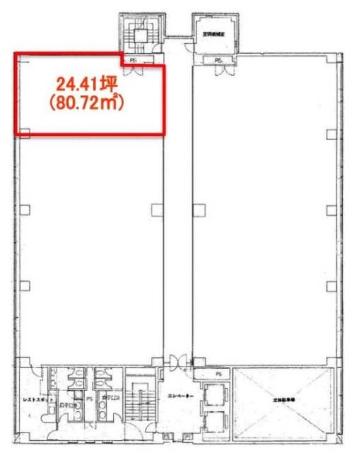 コスモス本八幡ビル3F 間取り図