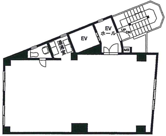 花見ビル3F 間取り図