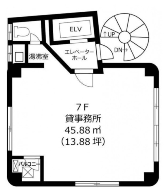 ランゴスタビル7F 間取り図