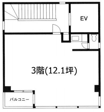 和泉町中央ビル3F 間取り図