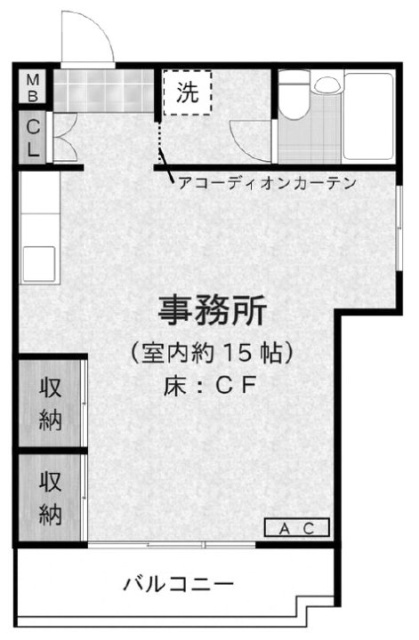 青山マトリックスビル102 間取り図