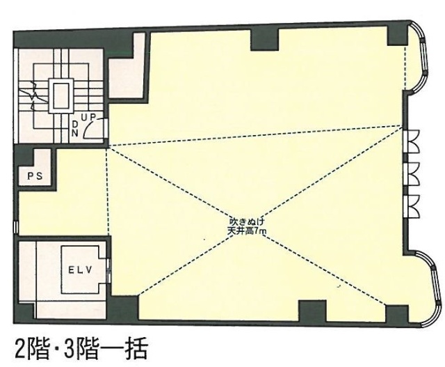 原宿トリニティ2F~3F 間取り図