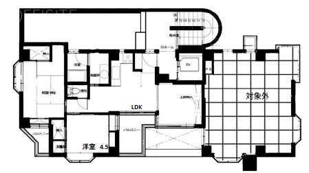 篠田ビル401 間取り図