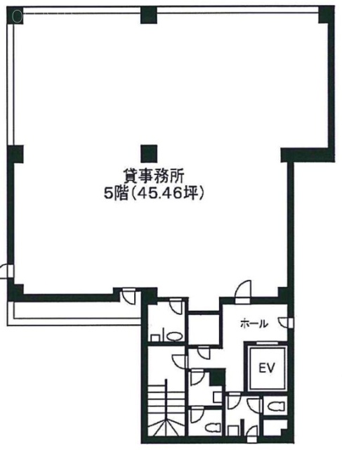 東上野小池ビル5F 間取り図