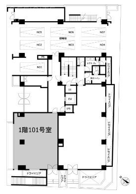VORT西新宿101 間取り図
