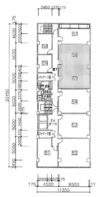 共同ビル小伝馬町55・56 間取り図