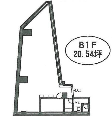 第2昭和ビルB1F 間取り図