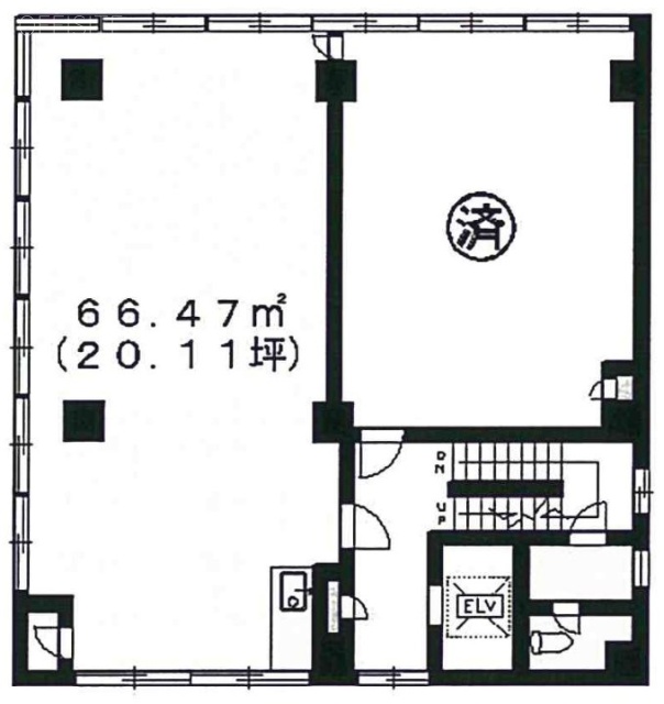 大友ビル401 間取り図