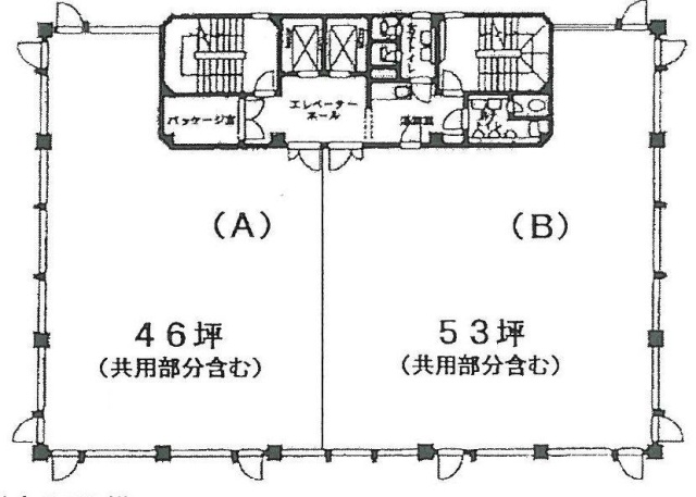 高輪カネオビルB 間取り図