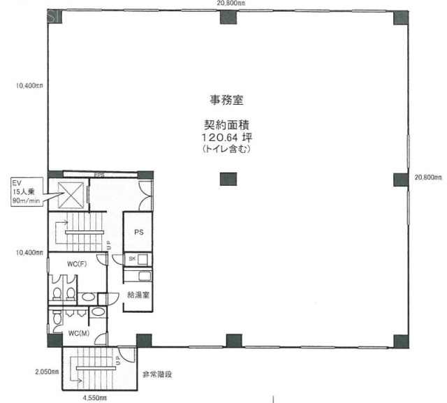 四国菊川別館ビル4F 間取り図