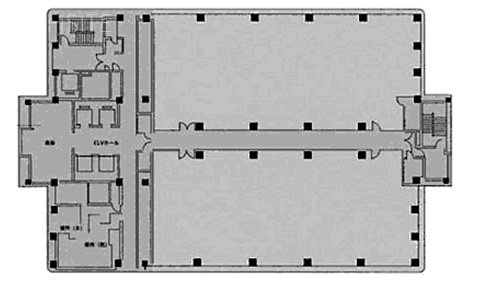 ニューピア竹芝ノースタワー23F 間取り図