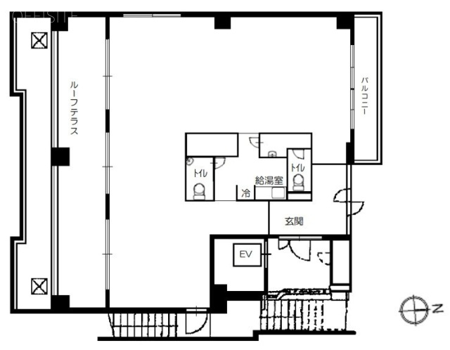 ロイヤル東麻布6F 間取り図