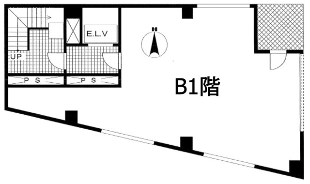 オクト森ビルB1F 間取り図