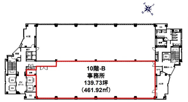 渋谷プロパティータワーB 間取り図