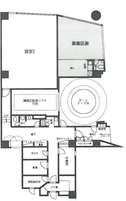 HF八丁堀ビル1F 間取り図