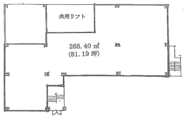 ながせビル1F 間取り図