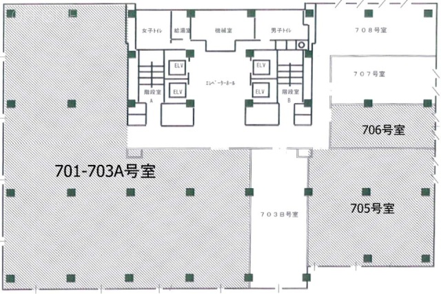 KRCビル706 間取り図