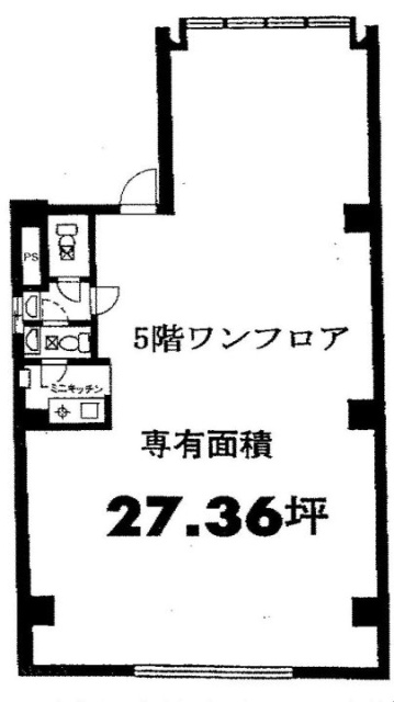 麻仁ビル恵比寿5F 間取り図