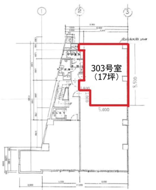 渋谷エメラルドビル303 間取り図