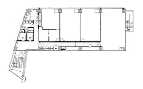 新宿三葉ビル6F 間取り図