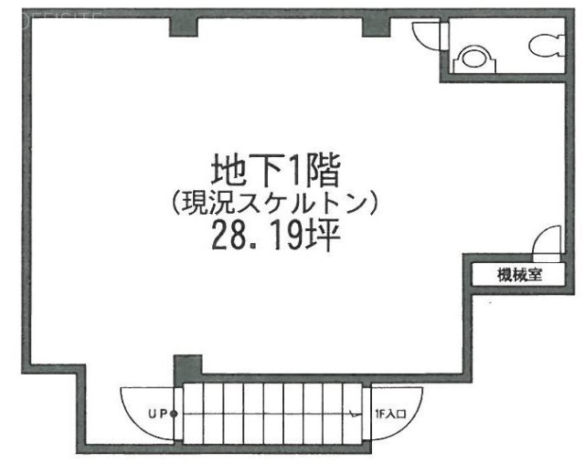 金子第二ビルB1F 間取り図