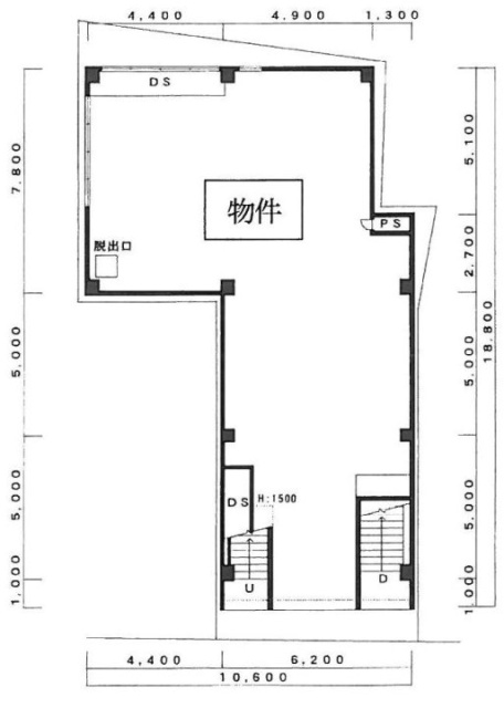 第29東京ビルB1F 間取り図