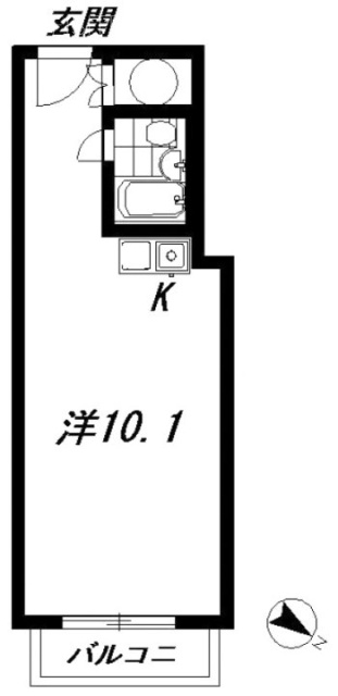 クレール東池袋6F 間取り図