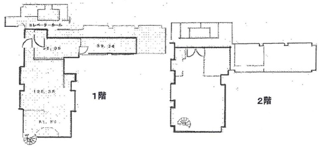 ミツボシ第3ビル1F～2F 間取り図