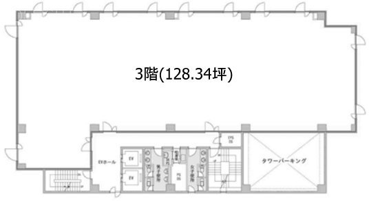 本厚木トーセイビルⅡビル3F 間取り図