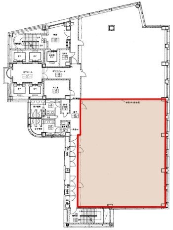 芝二丁目ビル3F 間取り図