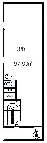 白居ビル301 間取り図