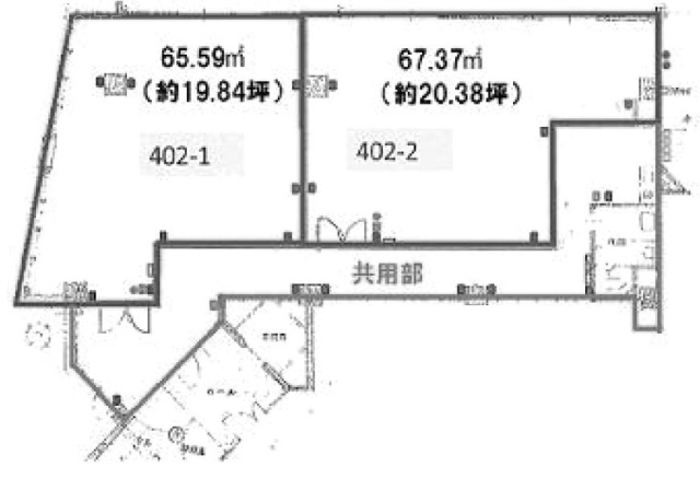 タカノビル402-2 間取り図