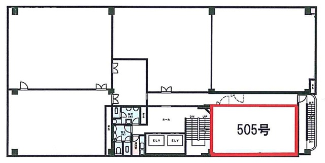 わかちく千葉ビル505 間取り図