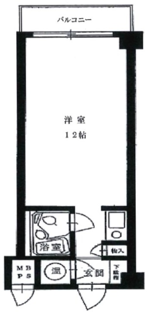 ヴェラハイツ恵比寿315 間取り図
