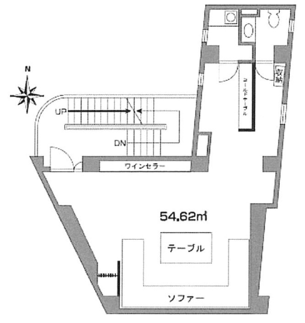 1-55ビル3F 間取り図