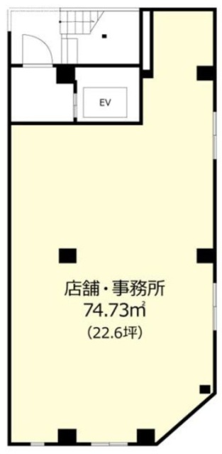 南砂塚本ビル1F 間取り図
