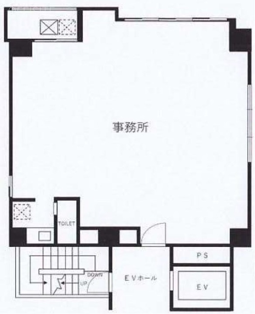 エレメンツ新宿ビル4F 間取り図