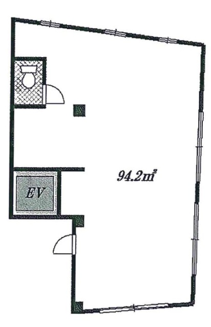 岡清ビル6F 間取り図