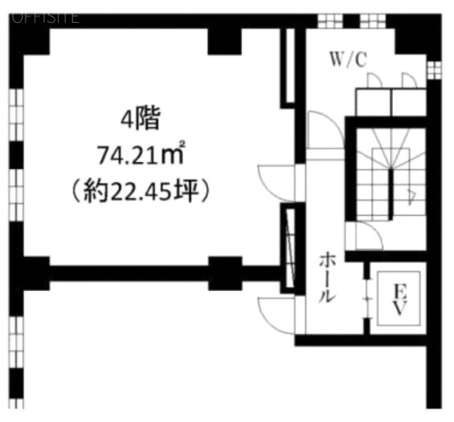 西山興業ソシアルビル402 間取り図