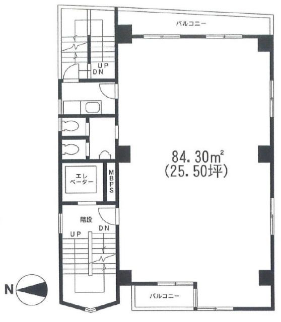 ロータリービル6F 間取り図