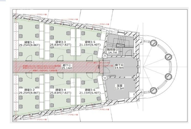 goodroom lounge 横浜馬車道304 間取り図