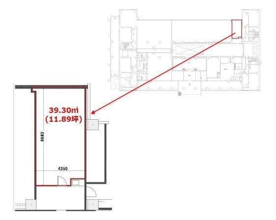 NODEX TOYOCHO(旧JMFビル東陽町02)1F 間取り図