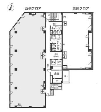 興和白金台(第31興和)ビル9F 間取り図